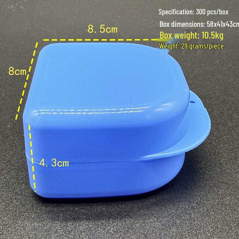 Portable Dental Retainer & Aligner Storage Box - Large/Medium Opening for Orthodontic and Denture Use