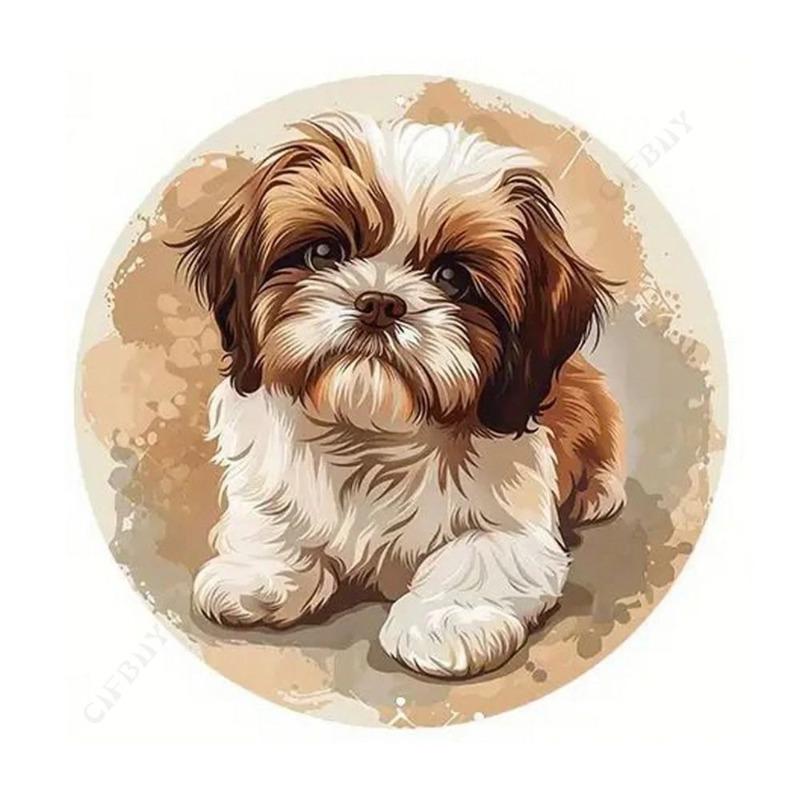 

Dog Metal Poster Sign, Vintage Wall Decor 20x20cm