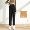 Khaki High-Waisted Slim-Fit Wide-Leg Dress Pants for Women - Spring/Summer Collection