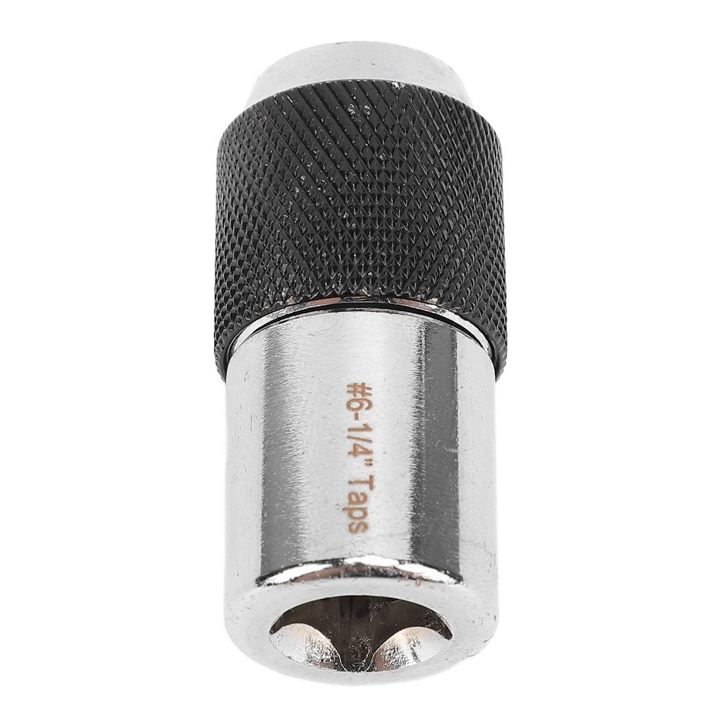6‑1/4 Adjustable Tap Socket 3/8 Inch Square Drive Tap Extraction Tool for M3‑M6 Taps Reamer Screw Ex