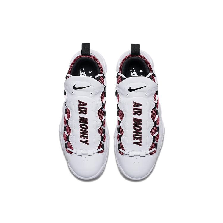 Nové Nike Air More Money Bílé Černé Týmově červené AJ2998-100