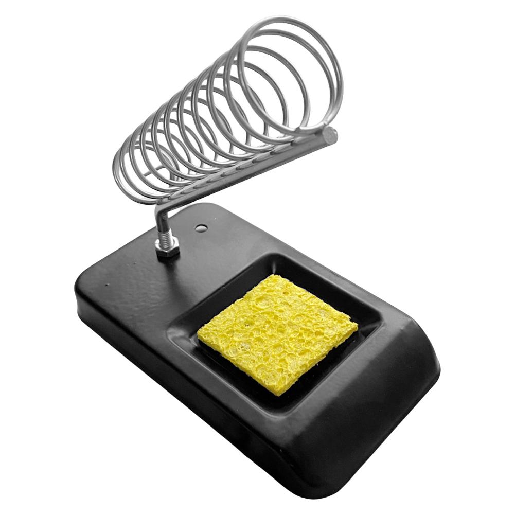Soldering Tin Stand W/ Welding Cleaning Sponges Soldering Iron Holder Spring Holders Support Electric Soldering Iron Accessories