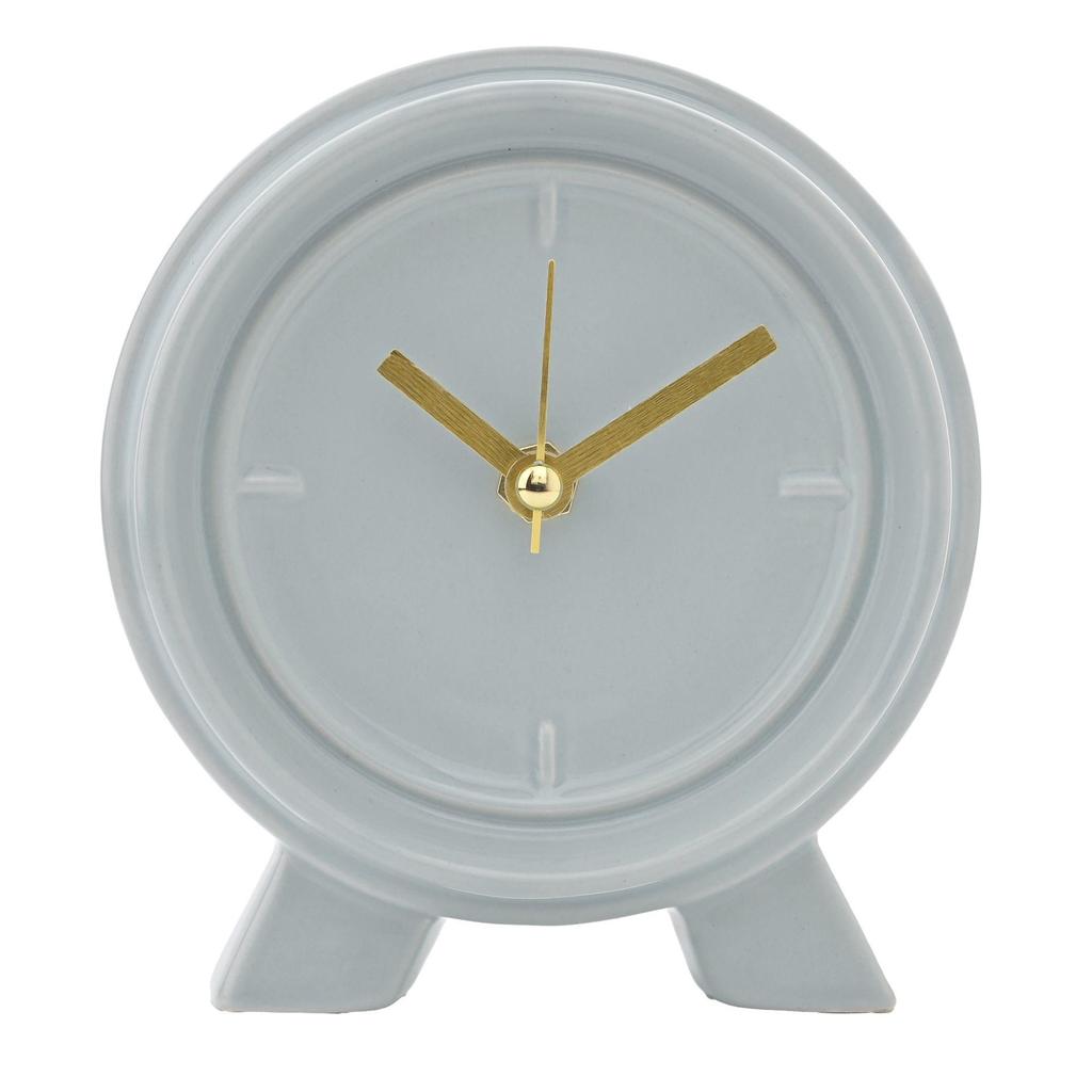 Interval Ceramic Mantel Clock - Ocean Blue