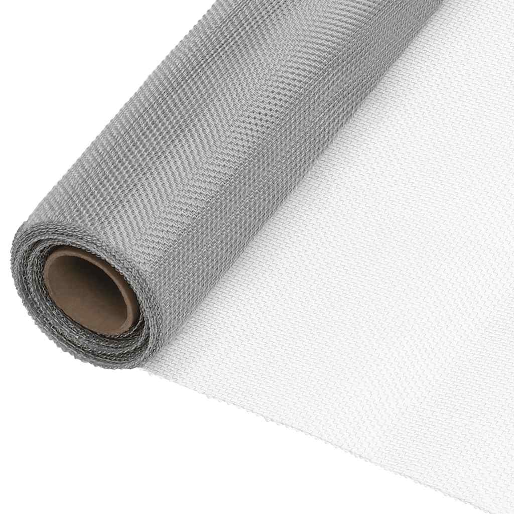 Vidaxl Siatka Ze Stali Nierdzewnej, 60 X 1000 Cm, Srebrna
