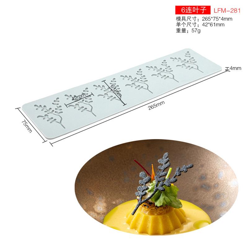 Christmas Tree Fondant Silicone Mold Flower Lace Pad Baking Cake Embossing Mold Chocolate Biscuit Printing Tool Decorative Chip