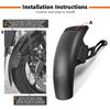 Trident 660 Motorcycle Front Fender Mudguard Extender Extension Black For TRIDENT 660 Trident660 Trident660 2021 2022 2023 2024