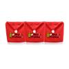 3pcs Christmas Chair Cover Red Santa Claus Hat Dining Chair Cover for New Year Merry Christmas Party Home Kitchen Table Decor
