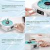 Reproductor de Vinilo Waves Altavoz Bluetooth con Ruido Blanco Tocadiscos Retro Altavoz Ayuda para Dormir Altavoz con Forma de Vitrola con Luz RGB