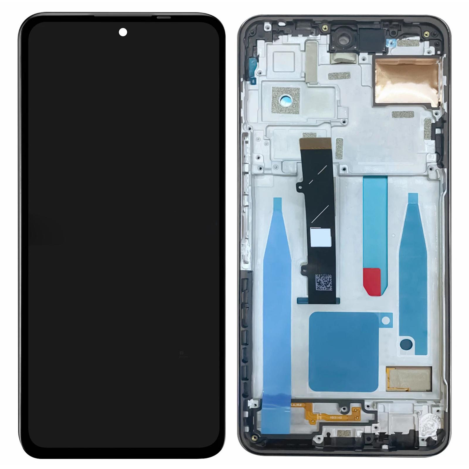 

For TECNO Camon 18 Premier CH9 OEM Grade S OLED Screen and Digitizer Assembly+Frame (Without Logo) Black