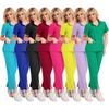 2025 Quick-Drying Elastic Washable Two-Piece Unisex Plus Size Doctor Nurse Uniform