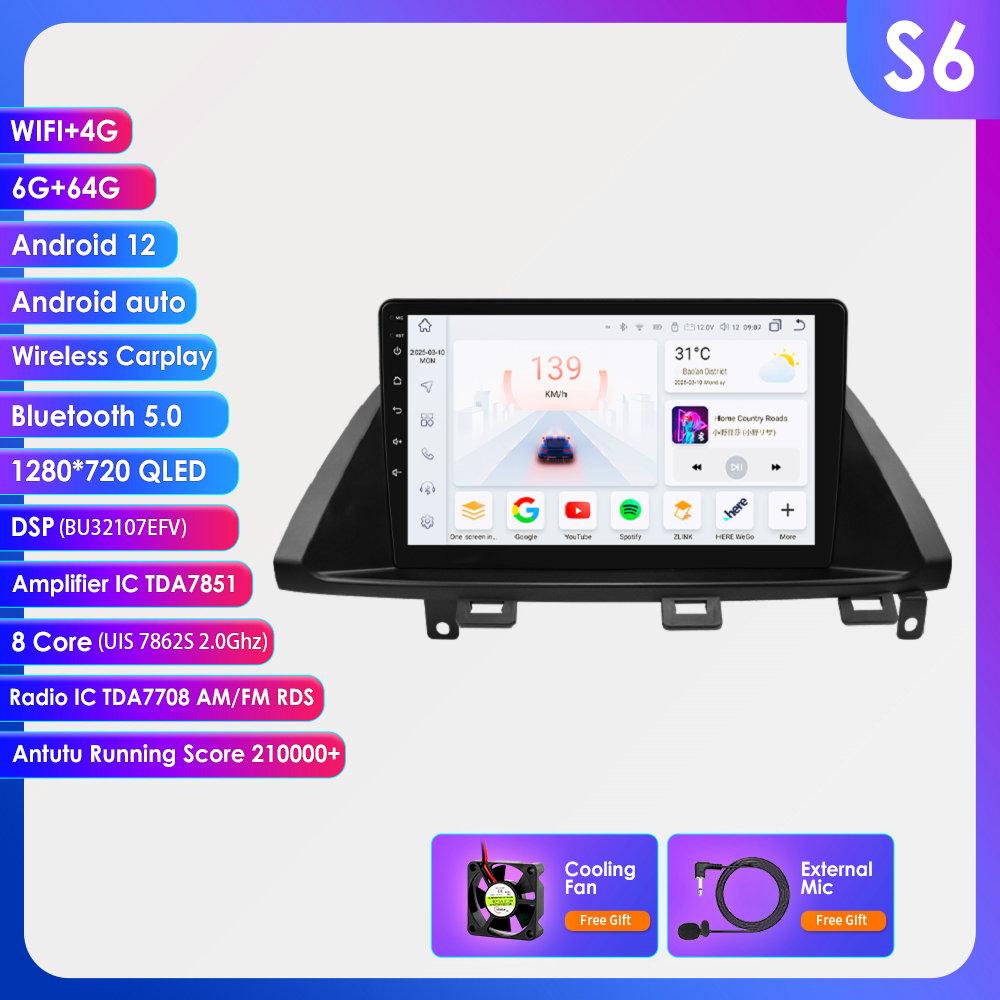 

Hizpo 4G-LTE Carplay Android Auto Stereo for Honda Odyssey 2005 - 2010 Car Radio Multimedia Player Navigation Stereo Intelligent Screen DSP 5G WIFI S6 8Core 6G 64G