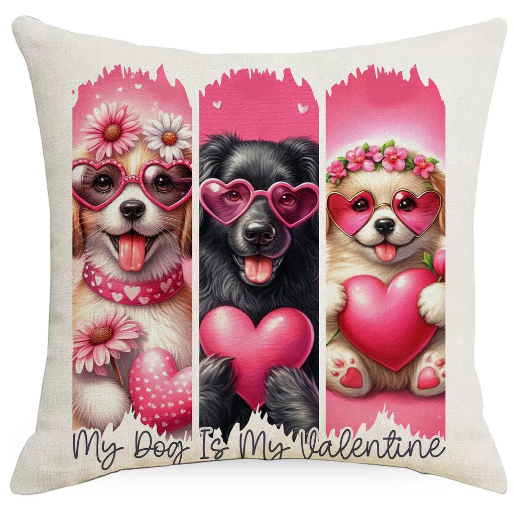 Nowa Poszewka na Poduszkę Walentynkową Anioł Skrzydła Miłości Nadruk Dekoracja Świąteczna Poszewka na Poduszkę Sofa