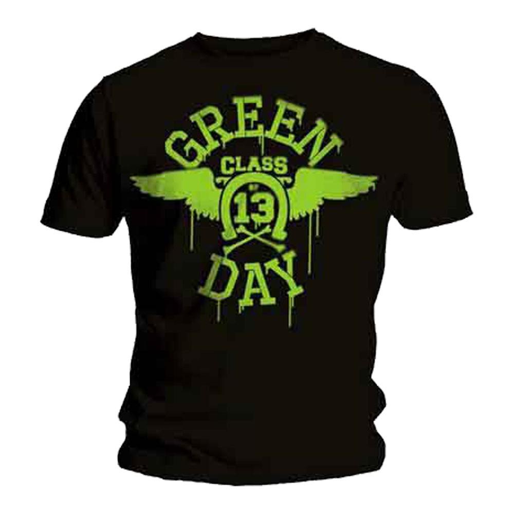 Green Day Neon Wings T Shirt M