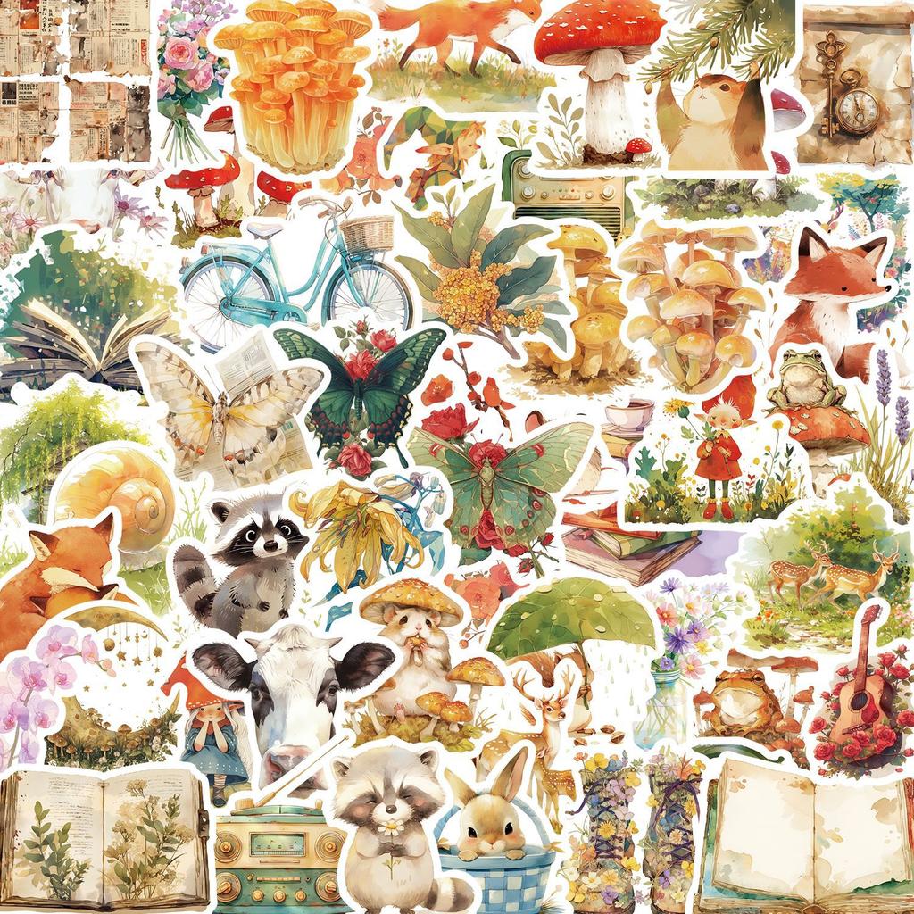 50/100PCS Cartoon Fairy Tale Elf Graffiti Stickers Party Decoration Guitar Notebook Luggage DIY Waterproof Stationery Stickers
