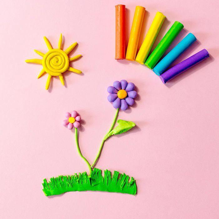 Creative Deco Set de Pate a Modeler pour Enfants | 24 Couleurs | Pâte à Modeler Non-Toxique et sans Gluten | Loisir Créatif