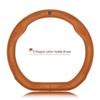 Genuine Leather Luxgen Steering Wheel Cover - Universal Fit for U6, Big 7, S5, U5, 7MPV, Na 5, Rui 3 Models