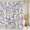 Dandelion Natural Flowers Shower Curtains Waterproof Bathroom Curtain Bath Curtain High Quality With Hooks Shower Curtain