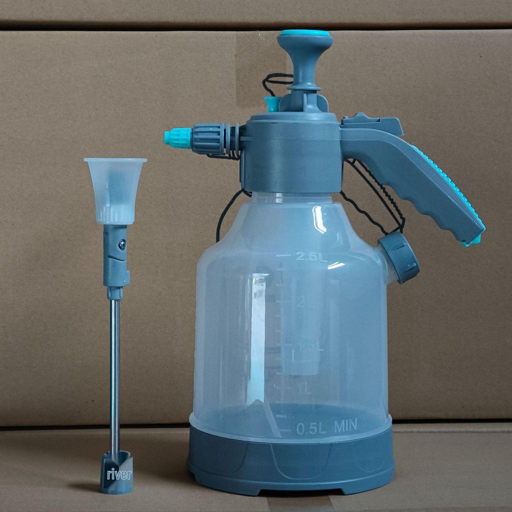 High-Pressure Transparent Sprayer: Large Capacity, Heat-Resistant, for Garden & Home Use