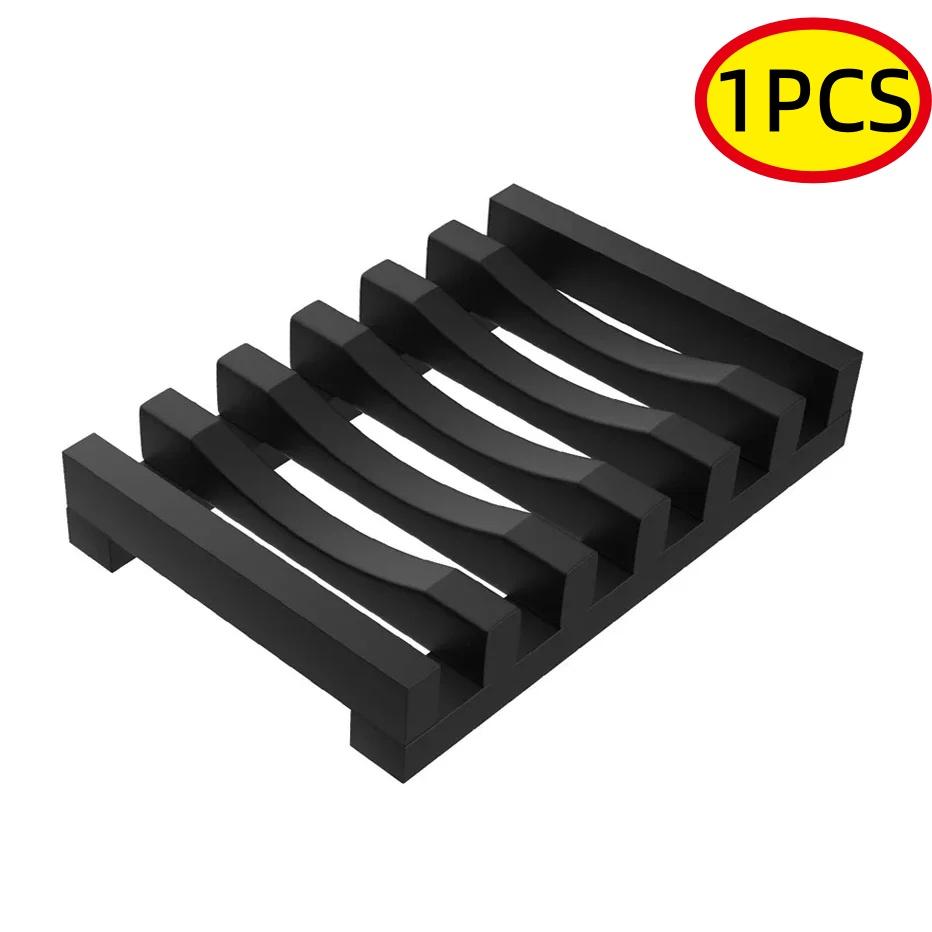 

Гнучкий силіконовий тримач для мила Порожнистий дизайн Мильниця для брускового мила Ванна Кухня Мильниця Дренаж Губки Скрабер Дисплей