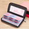 Multifunctional Zipper Wallet: Large Capacity Card and ID Holder for Men and Women