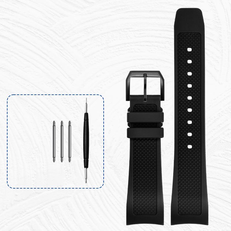 

Гумовий ремінець для годинника 22 мм для iw-c IW390502 IW390209 ремінець для годинника високоякісний ремінець для годинника складна застібка Ремінь для наручних годинників із загнутим кінцем 22mm