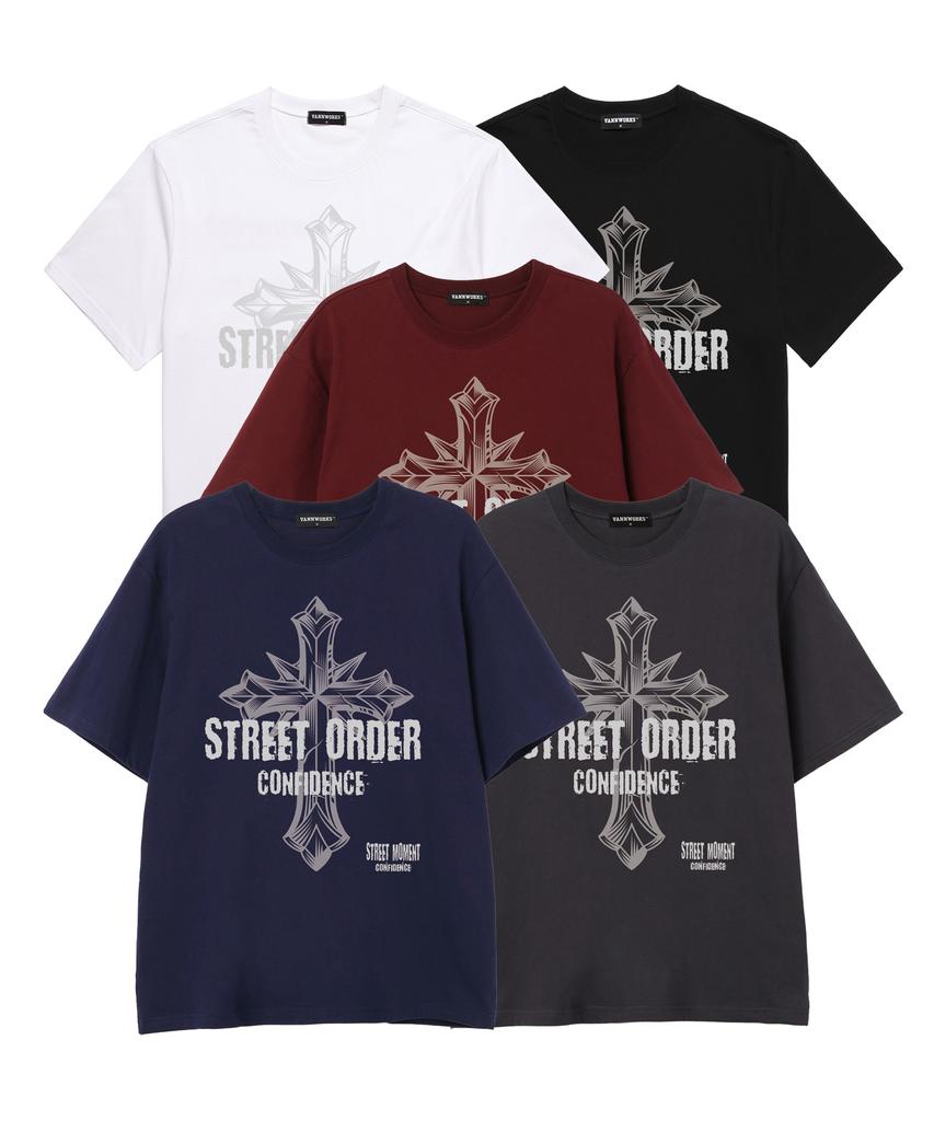 VANNWORKS Street Order Short Sleeve T-Shirt (Vs0133) Black (Type A)
