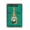 Beer Vintage Metal Tin Sign Chic Home Bar Cafe Poster Wall Decor Art Plaque Pub Tavern Retro Decorative Plates 20*30 CM