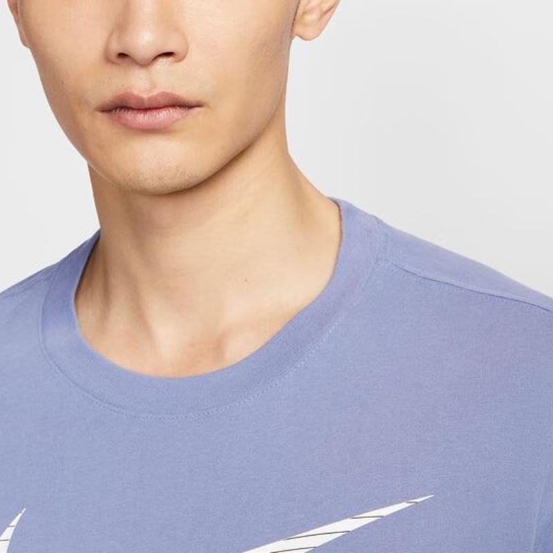 Nike Swoosh Logo Comfortable Crew Neck Short Sleeve T-Shirt Men Tops FJ2465-499