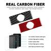 Real Soft Carbon Fiber For Honda Accord 2013 2014 2015 2016 2017 LHD Car Headlight Switch Key Frame Interior Trim Accessories