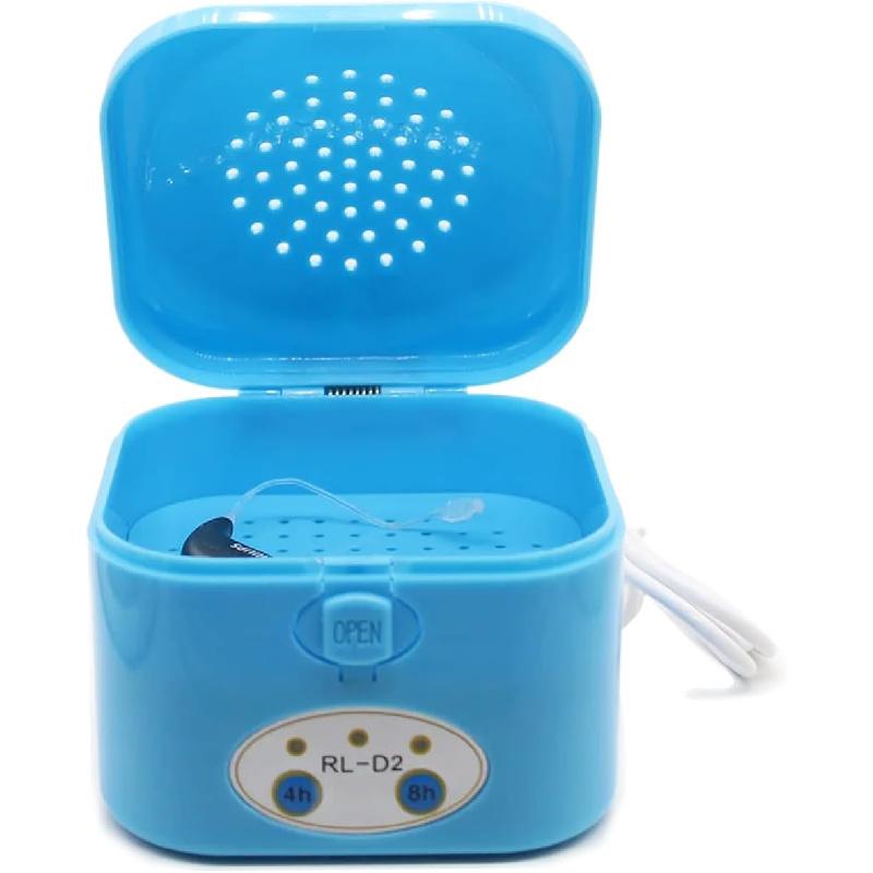 Hörgeräte-Trockner für wiederaufladbare Hörgeräte, Hörgeräte-Trockner Entfeuchter, Elektronischer Partner Konstante Temperatur Automatisches Trocknungssystem