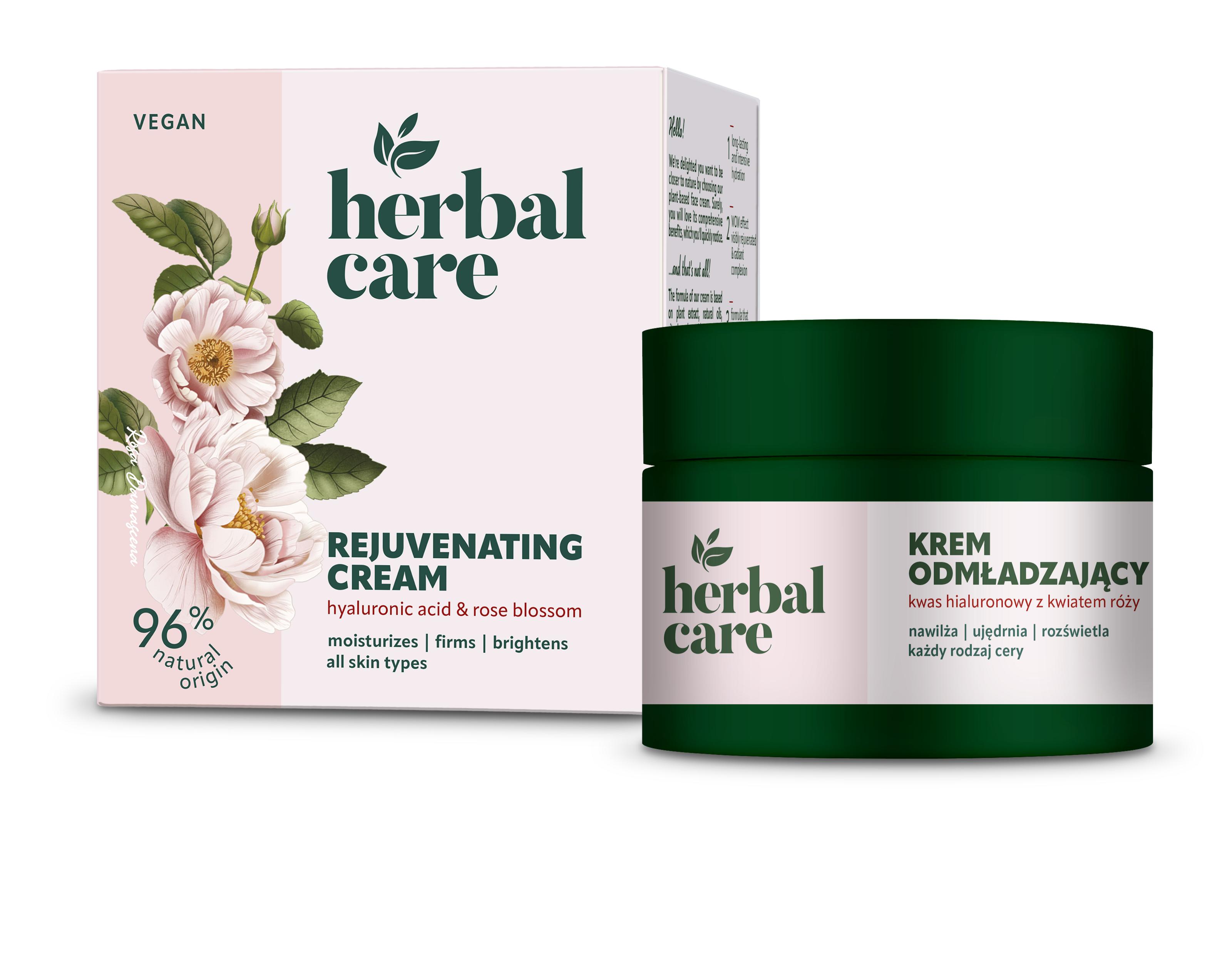 

Омолаживающий крем Гиалуроновая кислота и цветы розы Herbal Care Farmona 50 мл