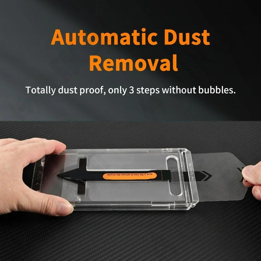 2 Pack For Huawei Honor Magic 8 7 Lite Pro 5G Tempered Glass Screen Protector  Auto Dust-Elimination Bubble Free HD Clear