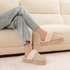 Fashion Crestar Women's Platform Fuzzy Slippers New Lady Winter House Slipper Thick Soles Warm Fuzzy Shoes Indoor Outdoor Cotton Shoes