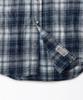 OUTSTANDING Western Indigo Check Shirt_Indigo Check