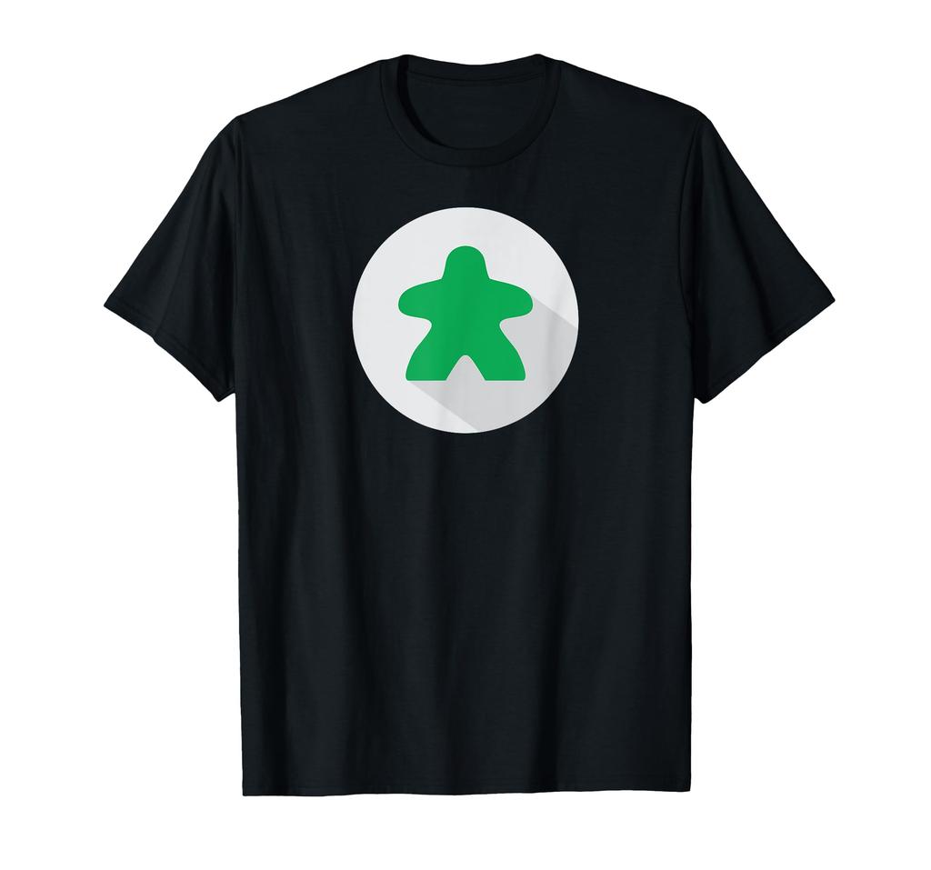 Green Meeple Board Game Lover Gift Idea Gamer Player Geek T-Shirt