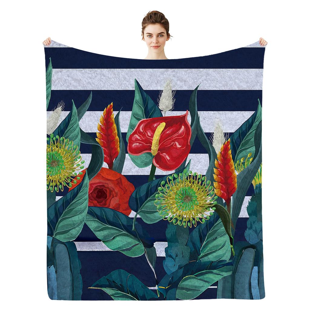 Hot Air Balloon Blanket Flannel Blanket Nap Blanket Blanket