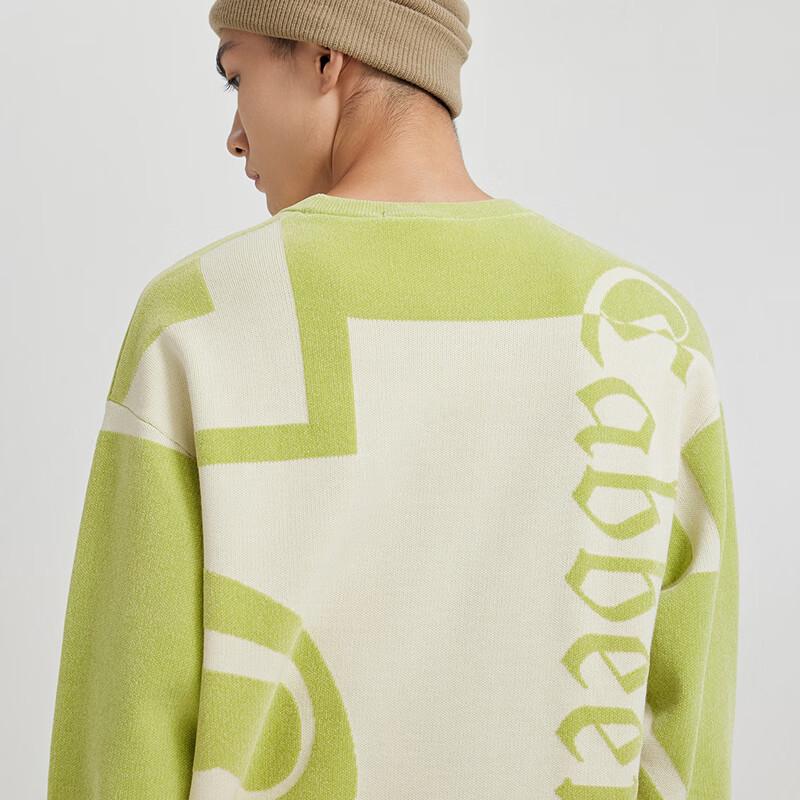 

Cabbeen 2024 A/W LOGO Jacquard Knit Pullover 3XL