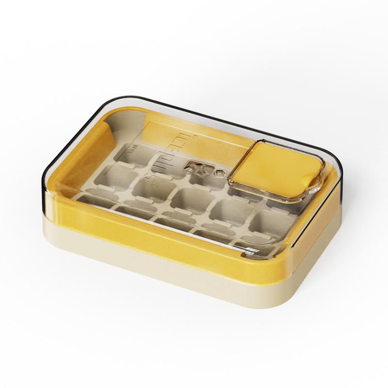 Ice Tray Mold Household Whiskey Reusable Ice Cubes Press For Quick Ice Release Ice-Making Storage Box Freezing Ice Cubes