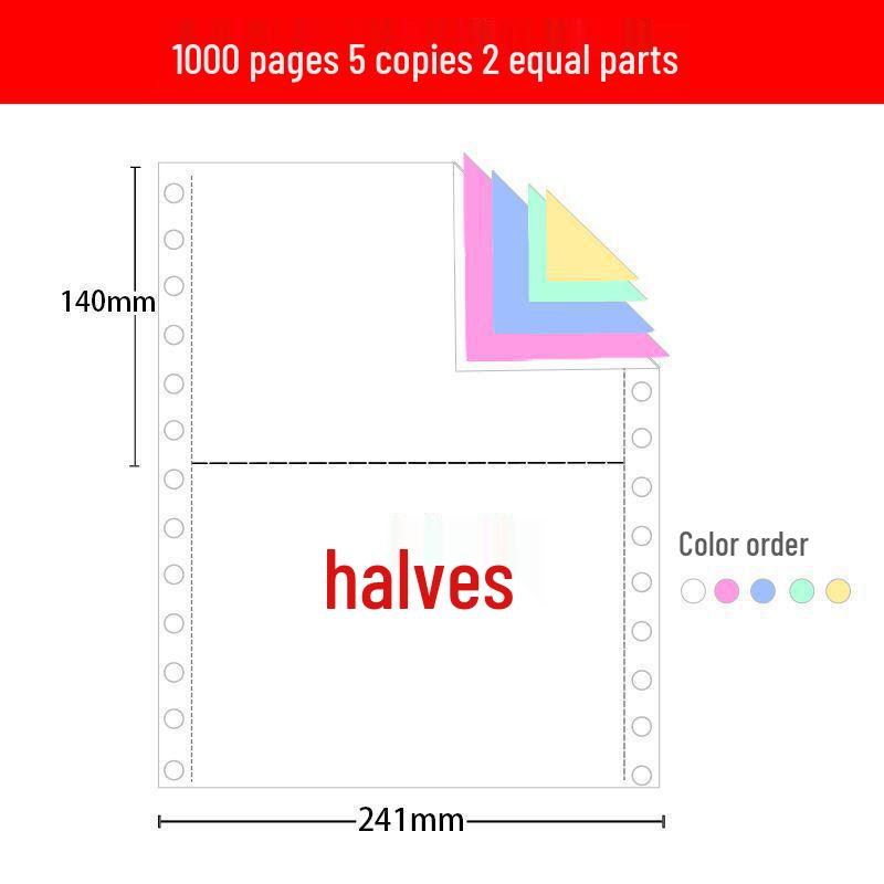 Multi-part Computer Print Paper: One, Two, Three, Four, Five-Part; Includes Delivery Note and Receipt Forms