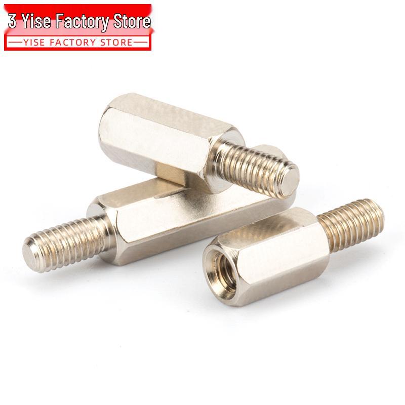 Nickel-Plated M3/M4 Copper Hex Standoff for Motherboard Screw Spacing