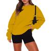 Women's Fashion Long Sleeve Crewneck Sweatshirt Top for Casual Everyday Wear