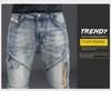 Herren Slim Fit Splicing Jeans: Neue stylische, schlichte und vielseitige Hosen.