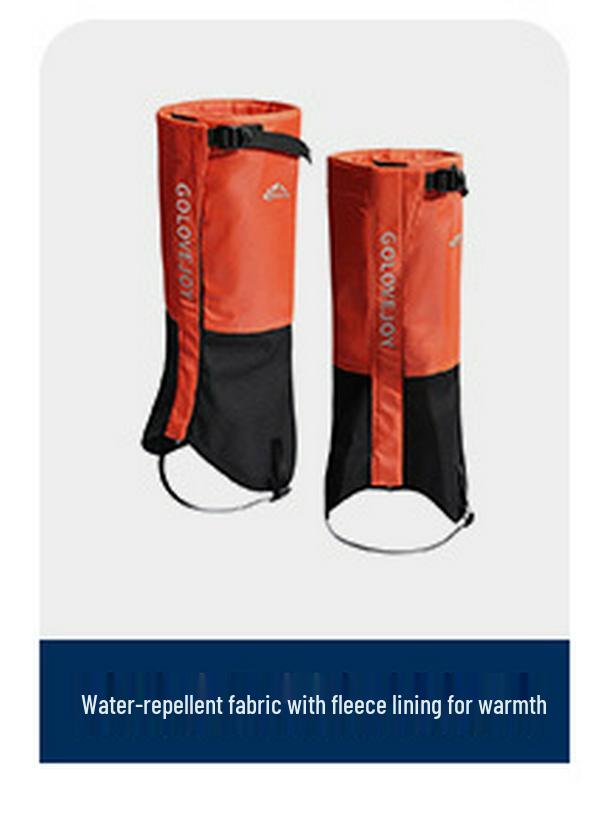 Unisex Waterproof Breathable Mountaineering Ski Gaiters – Insect & Sand-Proof Warm Long Tube Shoe Covers (HX39)