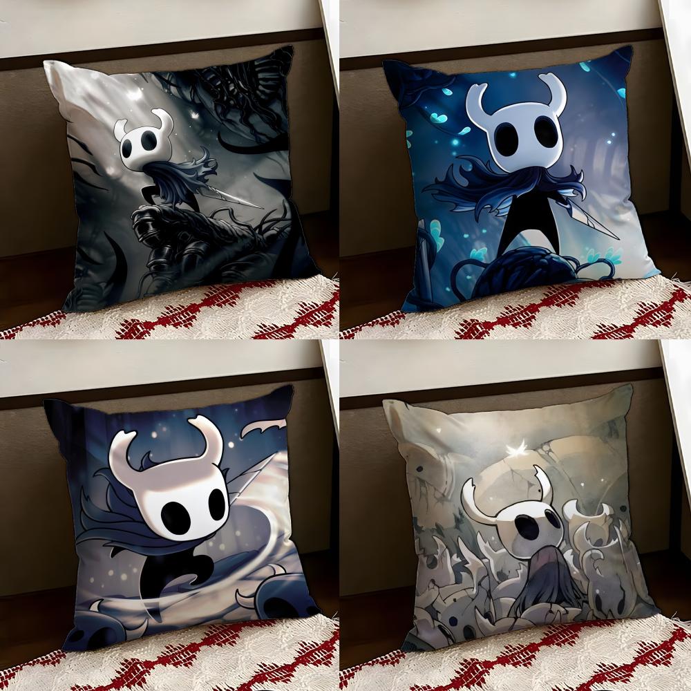 HHollow KnightS Cushion Cover Reversible Soft Durable Pillow Cover Home Car MultiScene Use for Daily Comfort