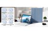iPad Air 11th Gen Leather Case with Magnetic Backlit Keyboard and Pen Holder - Fits Pro 11/10.9