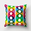 Sofa Pillowcase Home Cushion Cover  Colorful Rainbow