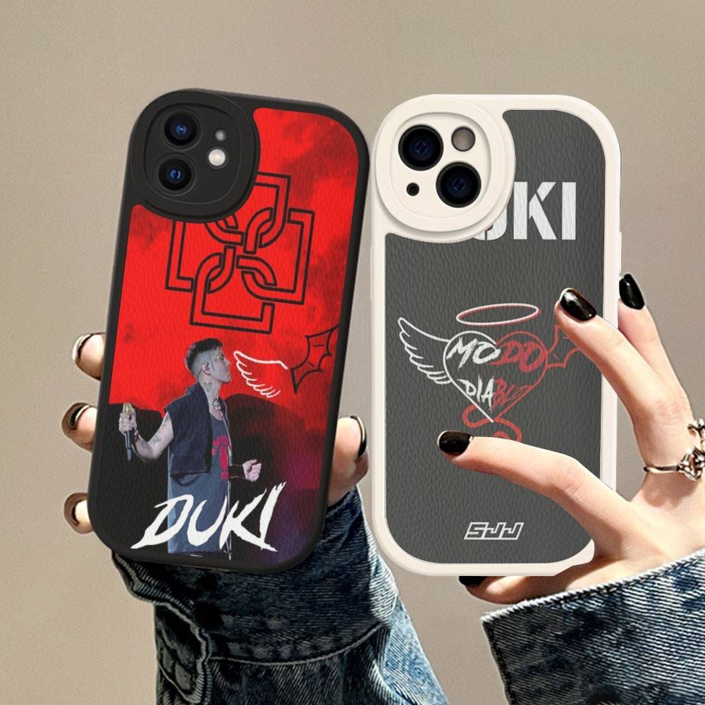 Fashion Rapper DUKI Phone Case For IPhone 16 15 14 13 Pro Max 11 12 Plus Leather Silicone Cover