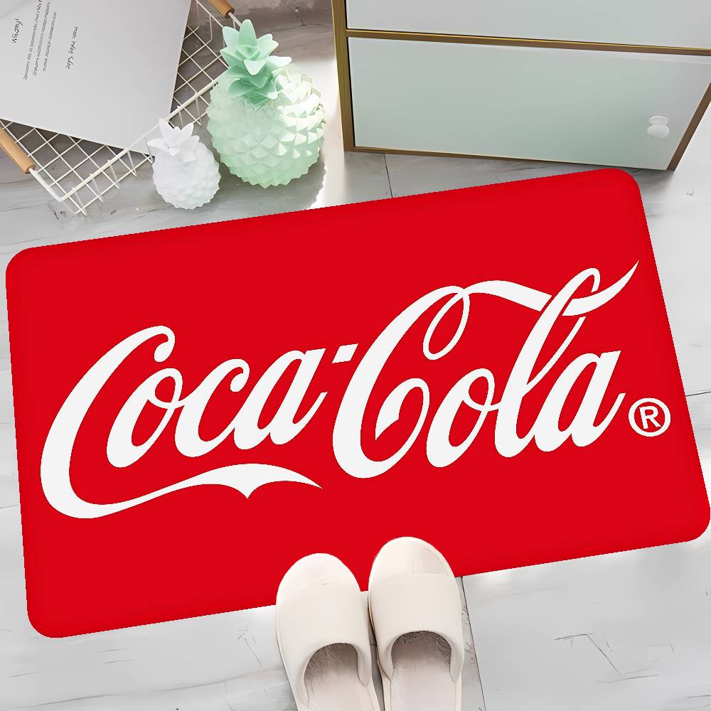 C-Coca-C-Cola Küchenmatte Kinderzimmer Schlafzimmer Dekoration Balkon Rutschfeste Fußmatte Wohnzimmer Alfombra