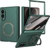 360° drehbare magnetische Halterung Hülle für Samsung Galaxy Z Fold 8 Fold8 für Magsafe Integrierter Bildschirmschutz Scharnier Schutzhülle