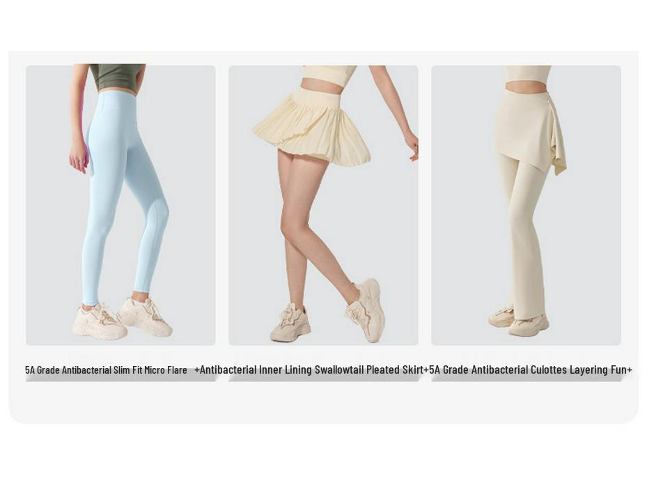 Women's Quick-Dry Wide-Leg Yoga Pants with Pockets - High-Waisted & Slimming